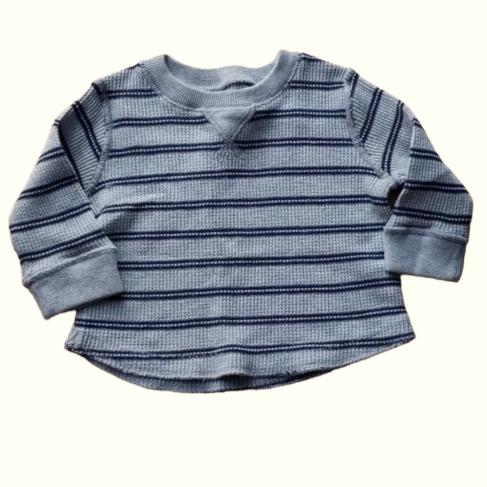 3/$10 Striped Thermal Top